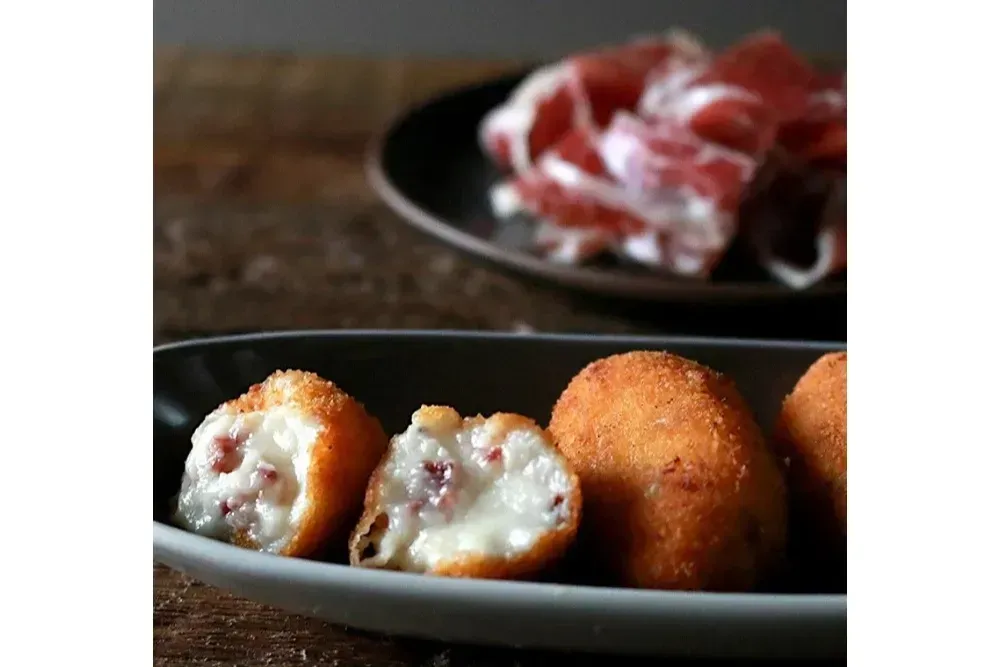 Croqueta de jamón ibérico sin gluten